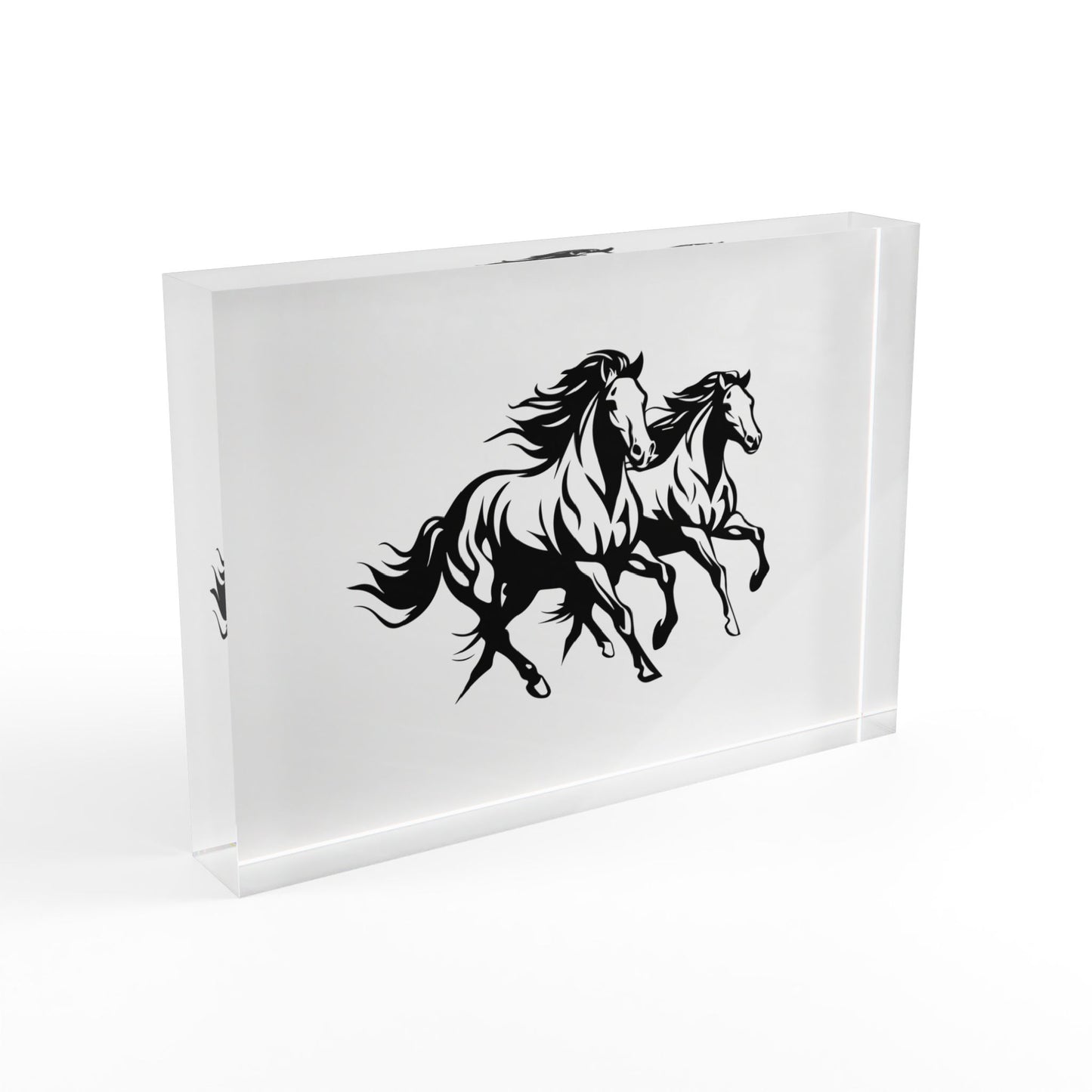 Horsin' Around Acrylic Photo Block