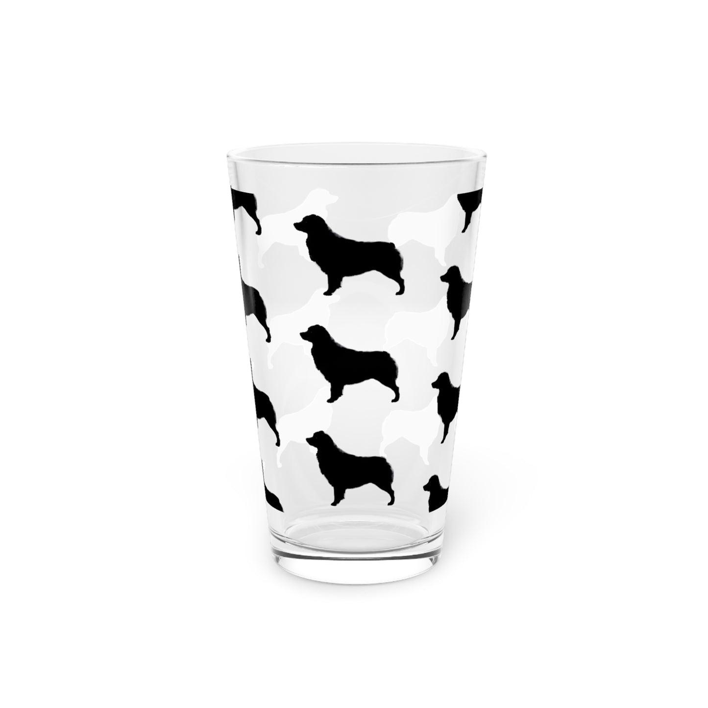 Aussie  Silhouette Drinking Glass