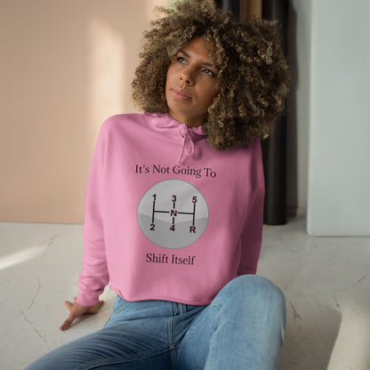 Shift Itself Women's Crop Hoodie