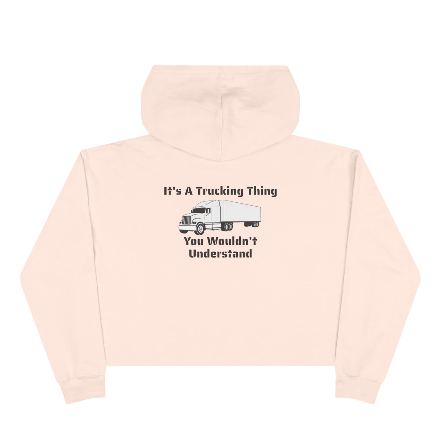 Trucking Thing Women's Crop Hoodie