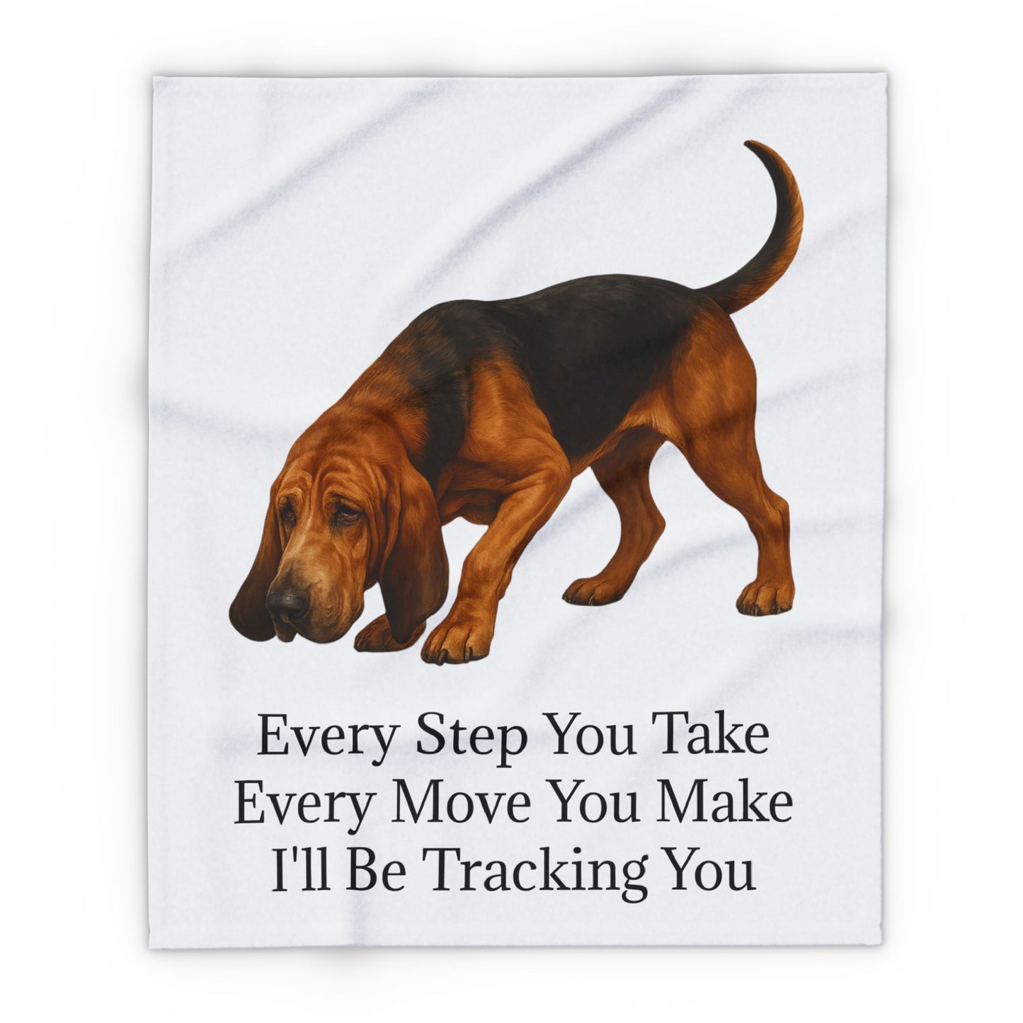Tracking You Arctic Fleece Blanket