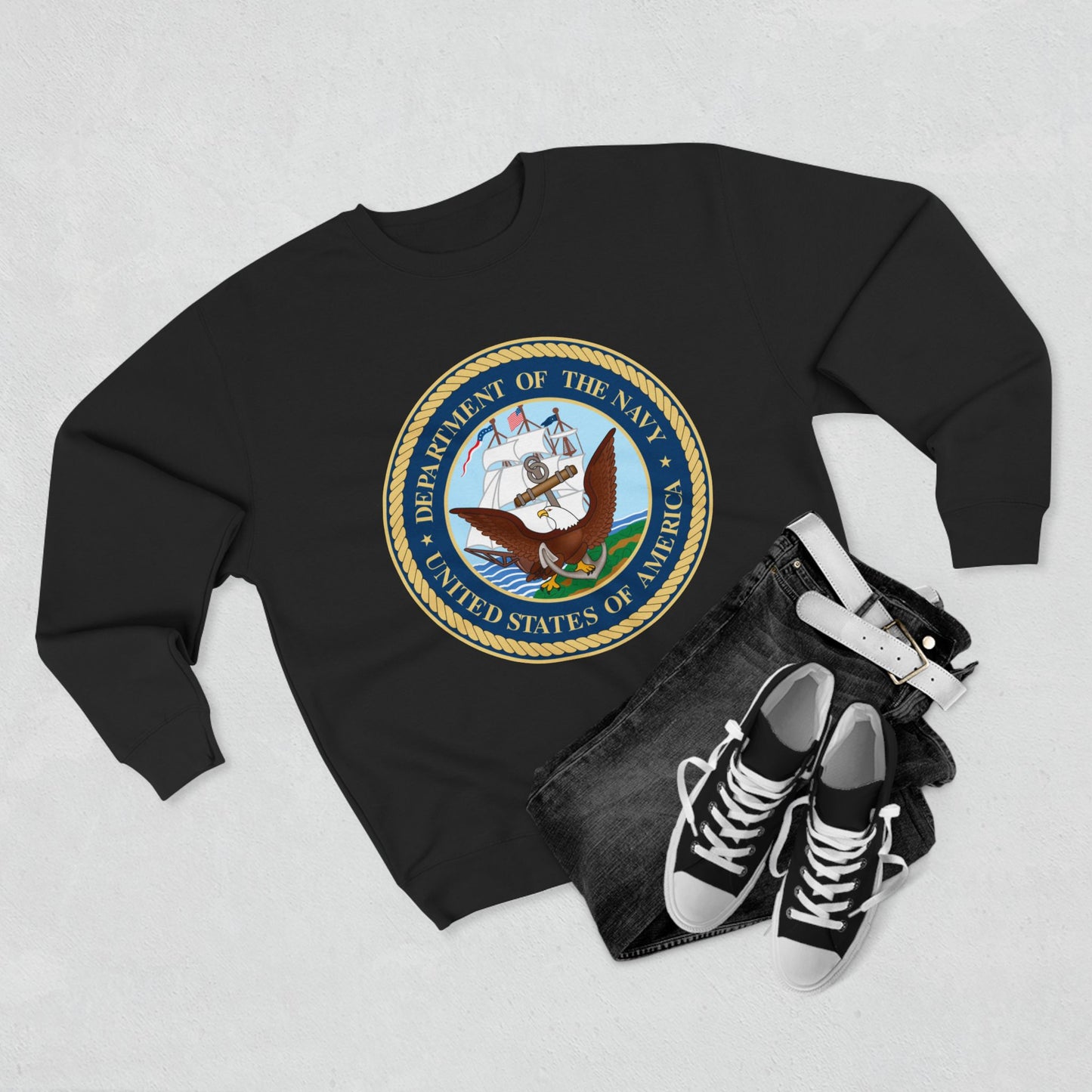 US Navy Unisex Crewneck Sweatshirt