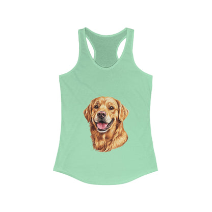 Golden Head Women's Racerback Tank