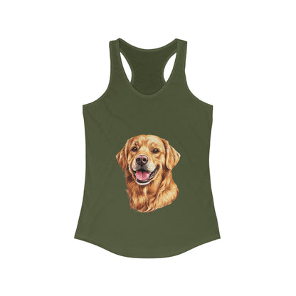Golden Head Women's Racerback Tank