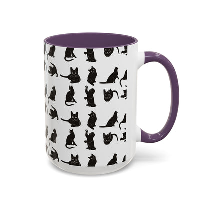 Cats 2-Tone Coffee Mug