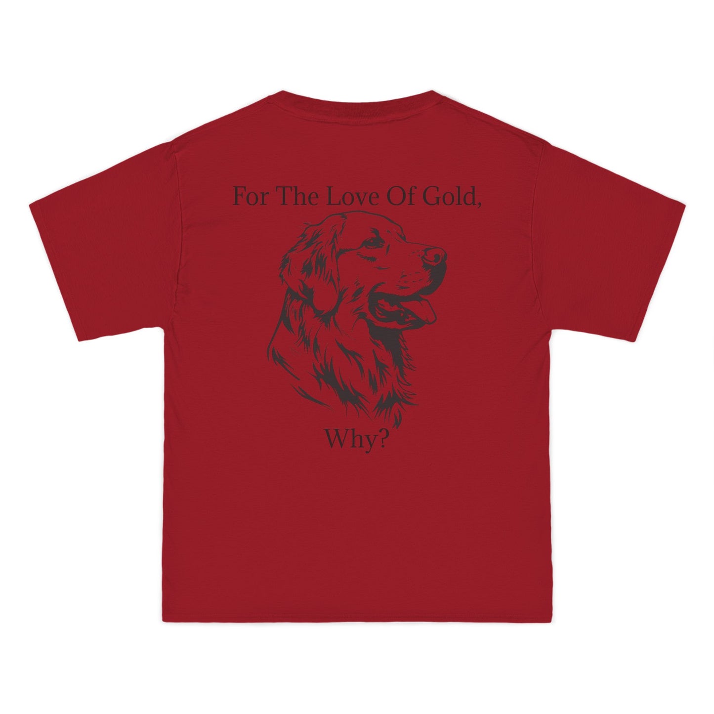 For The Love Of Gold Men's Short-Sleeve Crewneck Tee