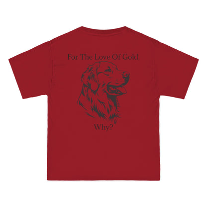 For The Love Of Gold Men's Short-Sleeve Crewneck Tee