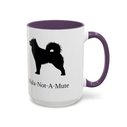 Mala-Not-A-Mute 2-Tone Coffee Mug