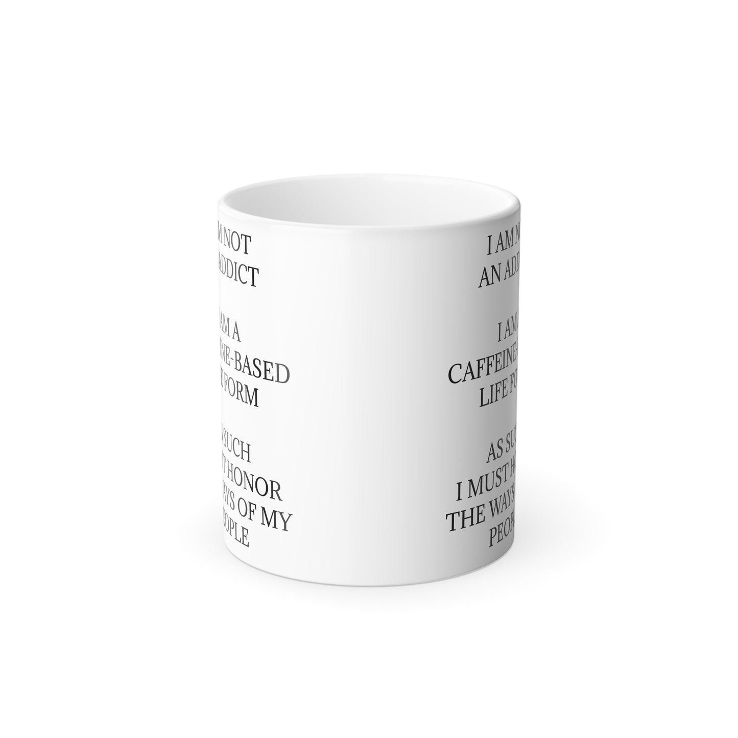Not An Addict Color Changing Mug