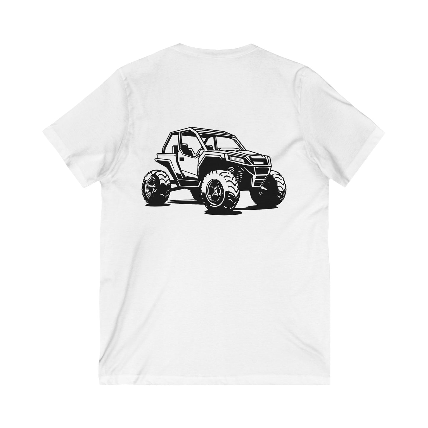Off The Beaten Path Side By Side Unisex Short Sleeve V-Neck Tee