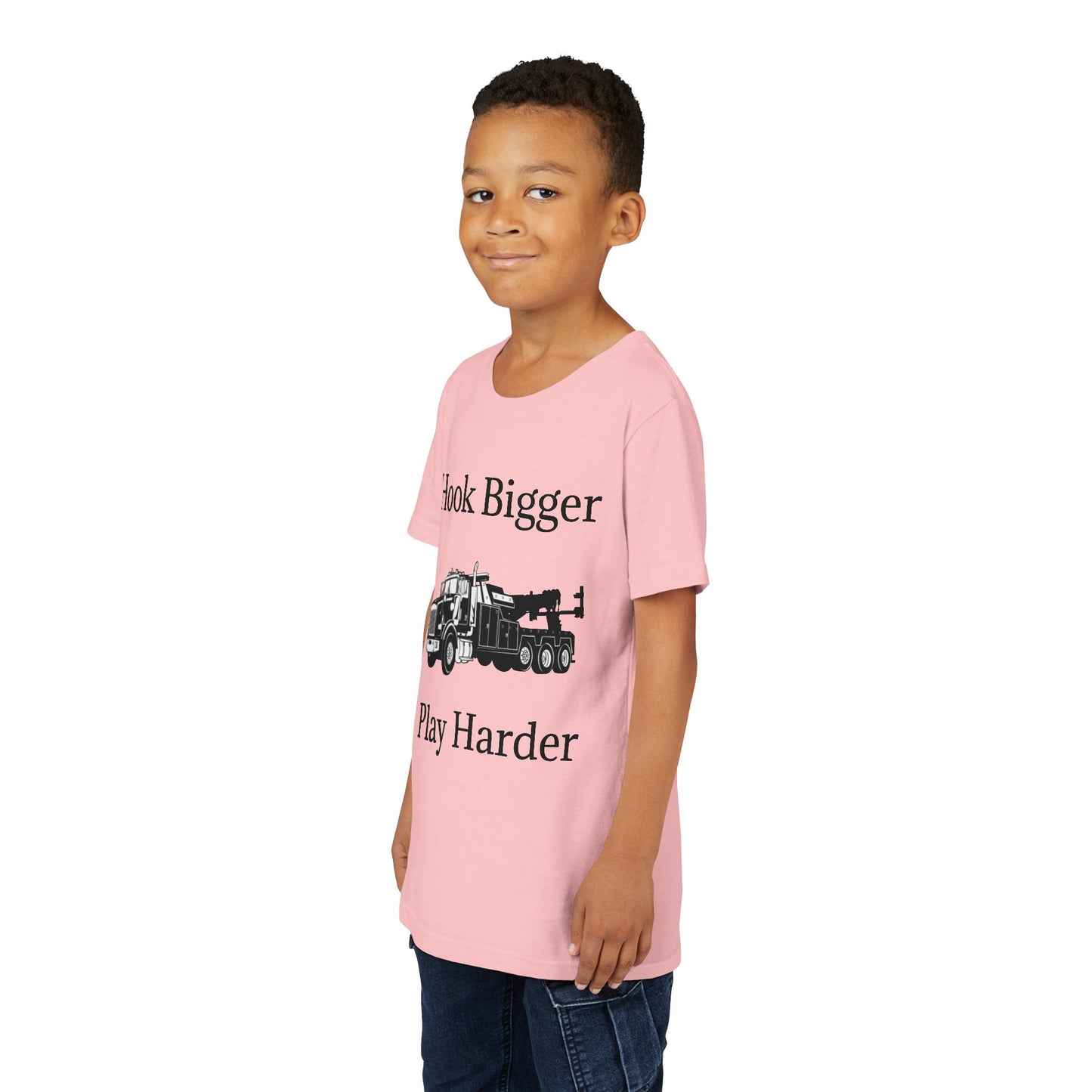Hook Bigger Youth Unisex Short Sleeve Crewneck Tee