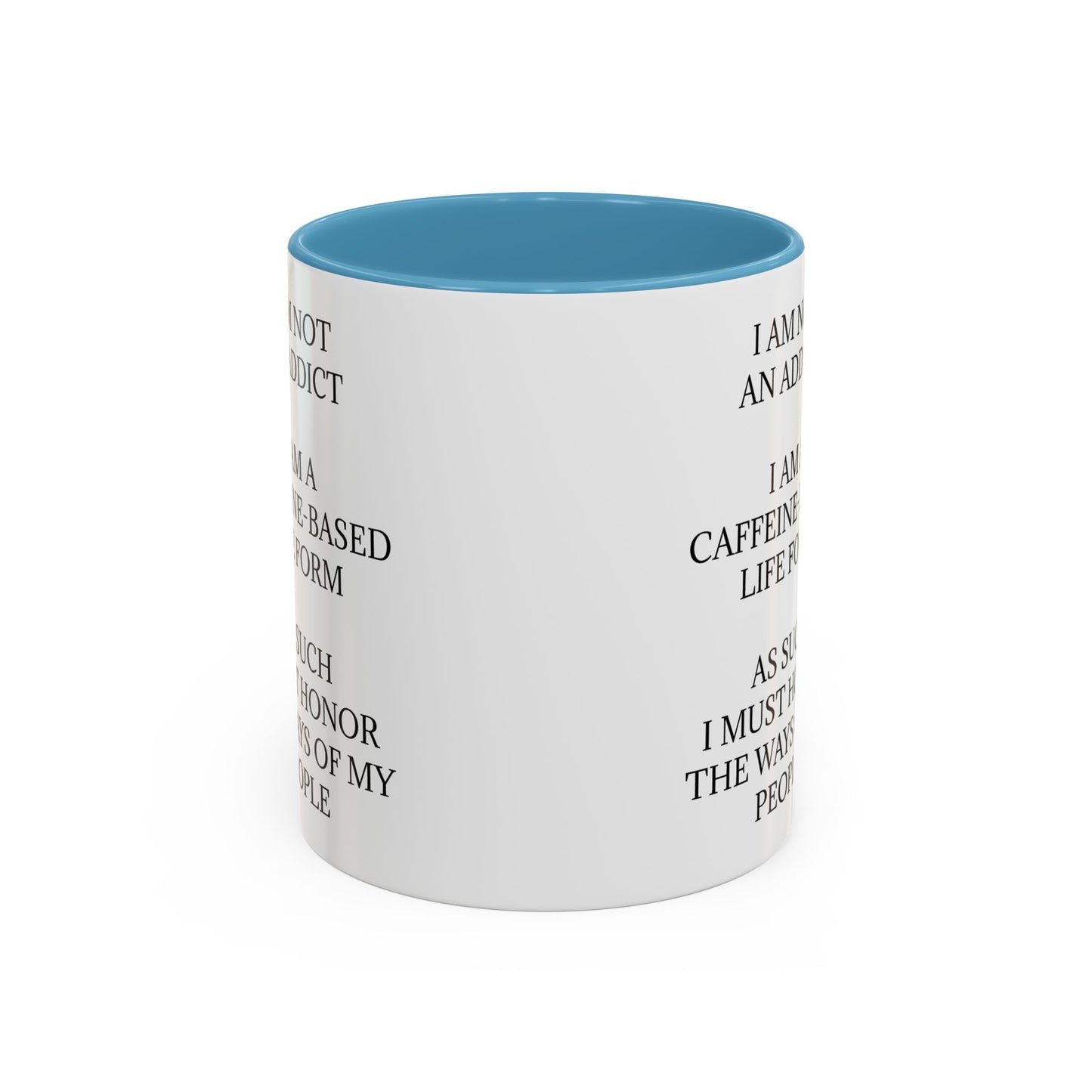 Not An Addict 2-Tone Coffee Mug