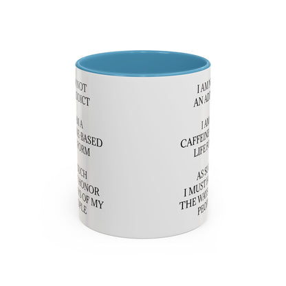 Not An Addict 2-Tone Coffee Mug