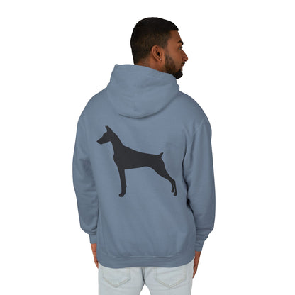 Doberman Silhouette Unisex Lightweight Hoodie