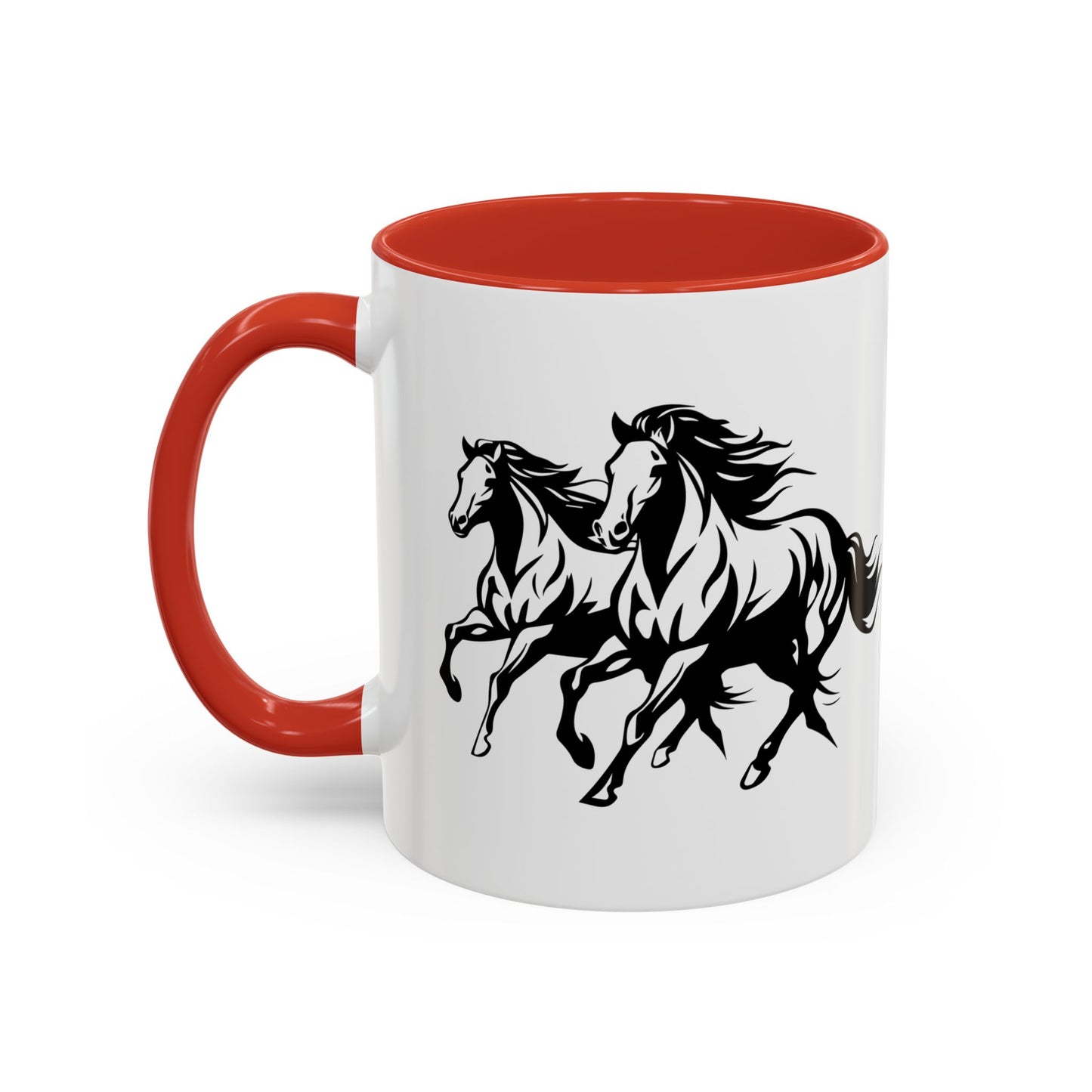Horsin' Around 2-Tone Coffee Mug