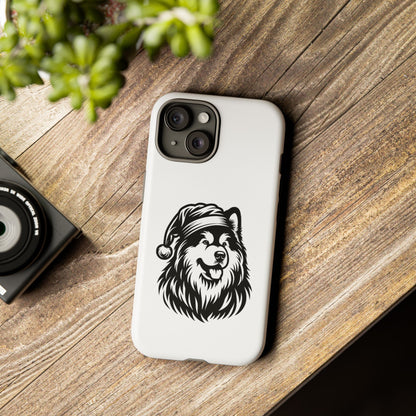 Santa Paws Malamute iPhone Case