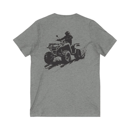 Slingin' Mud Quad Unisex Short Sleeve V-Neck Tee