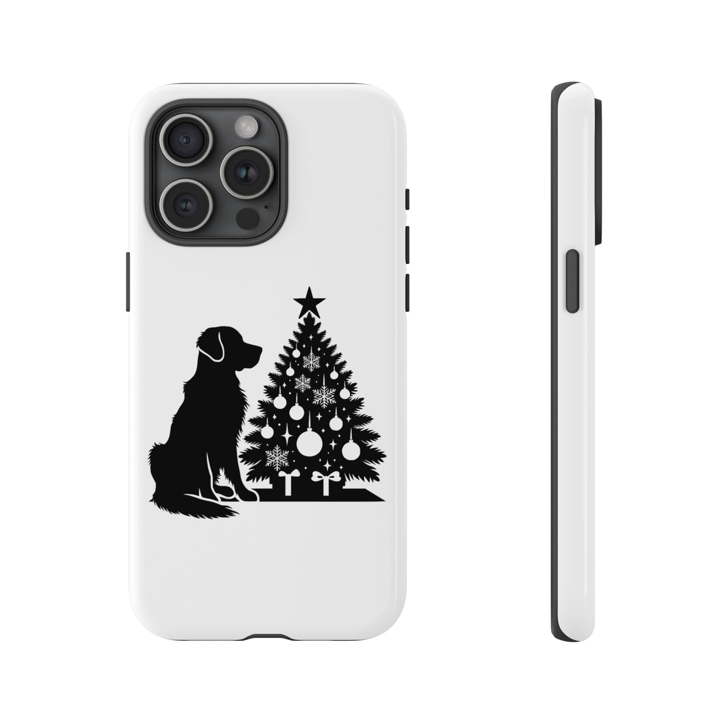 Golden Christmas Tree iPhone Case