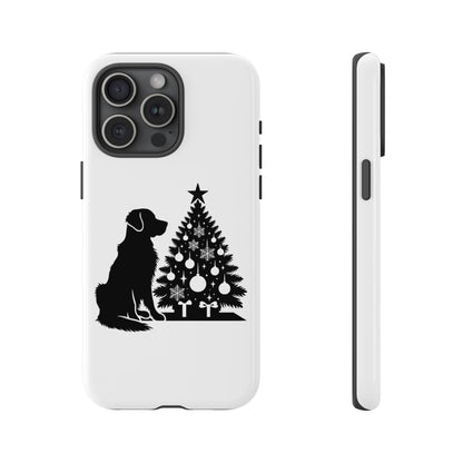 Golden Christmas Tree iPhone Case
