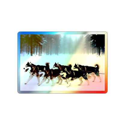 Mush On Holographic Sticker