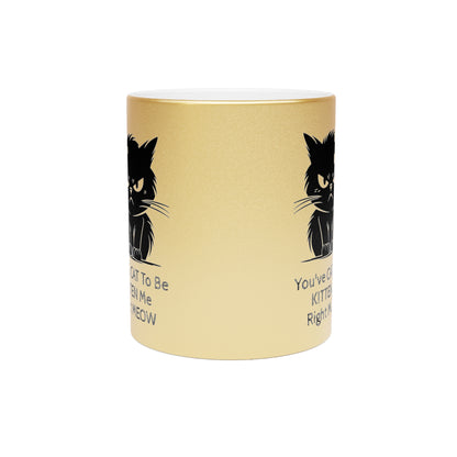 Kitten Me Metallic Coffee Mug