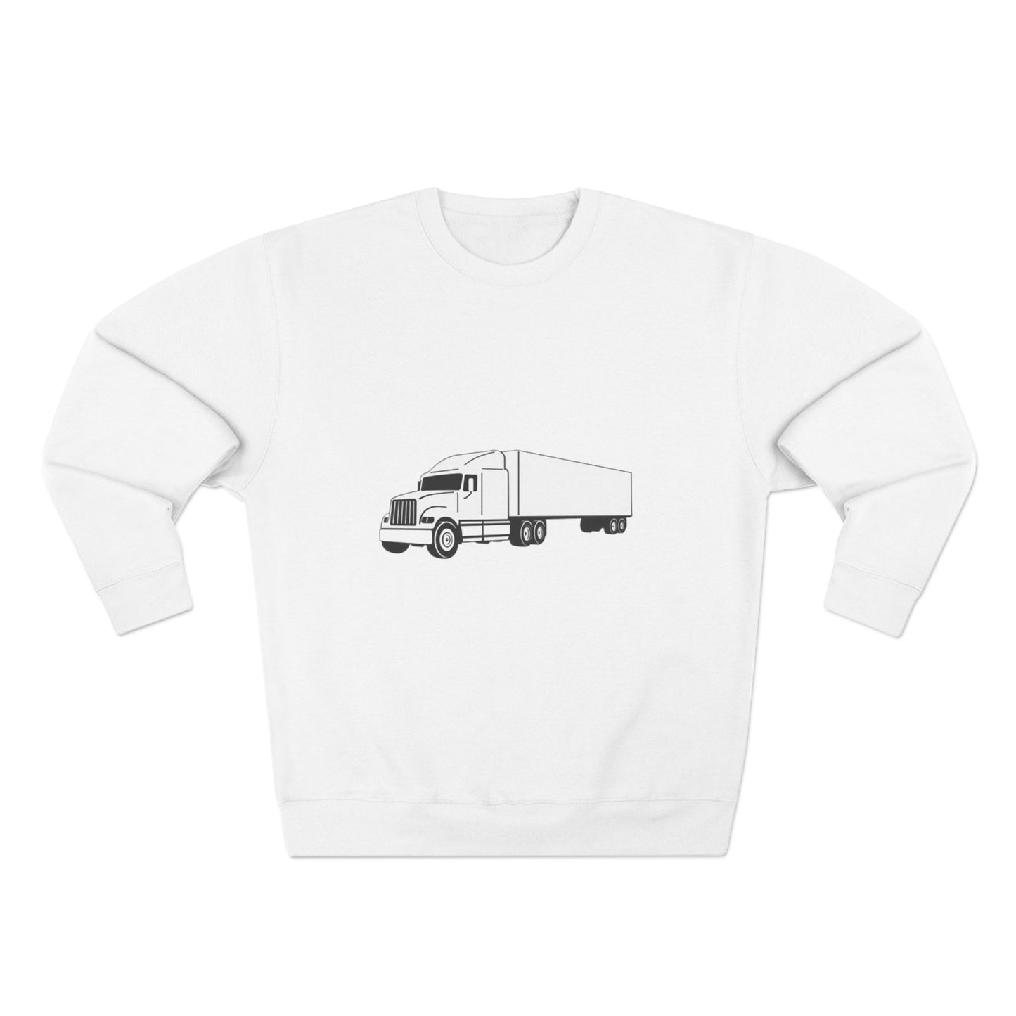 Semi Truck Unisex Crewneck Sweatshirt