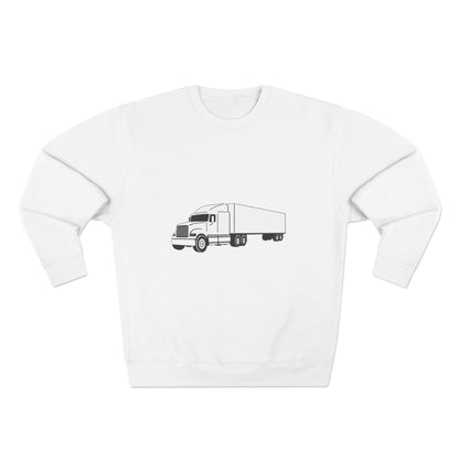 Semi Truck Unisex Crewneck Sweatshirt