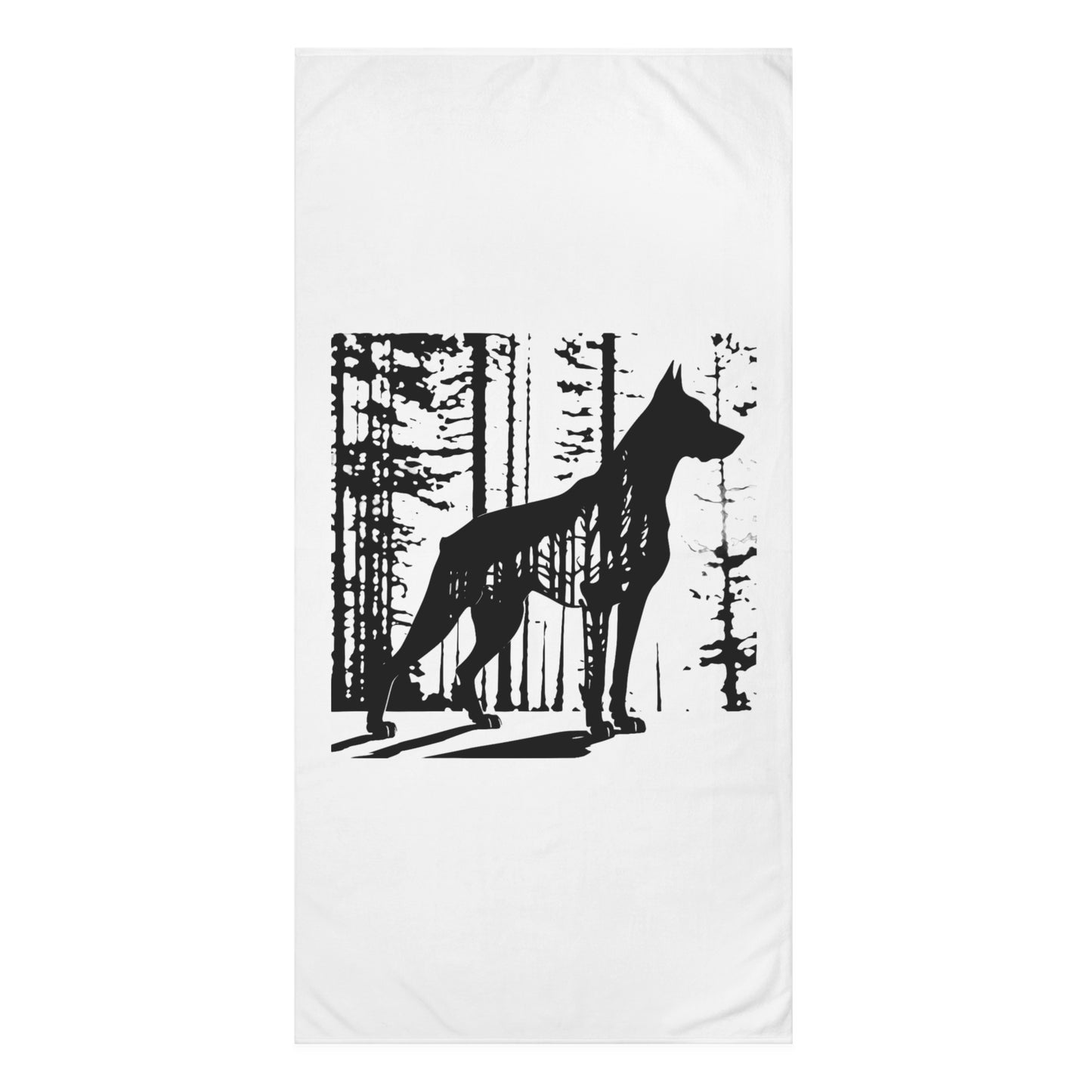 Guardian Of The Forest Mink-Cotton  Beach Towel