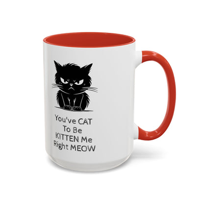 Kitten Me 2-Tone Coffee Mug