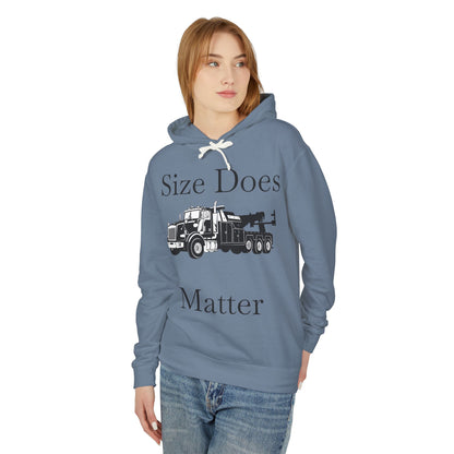 Size Does Matter Unisex Lightweight Hoodie