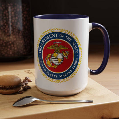 US Marine Corps 2-Tone Coffee Mug