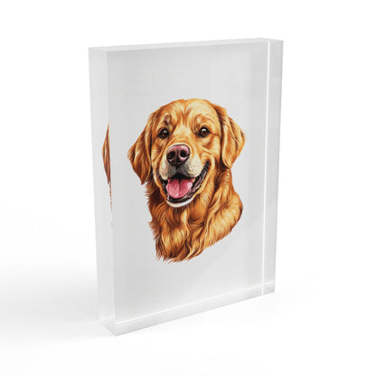 Golden Head Acrylic Photo Block
