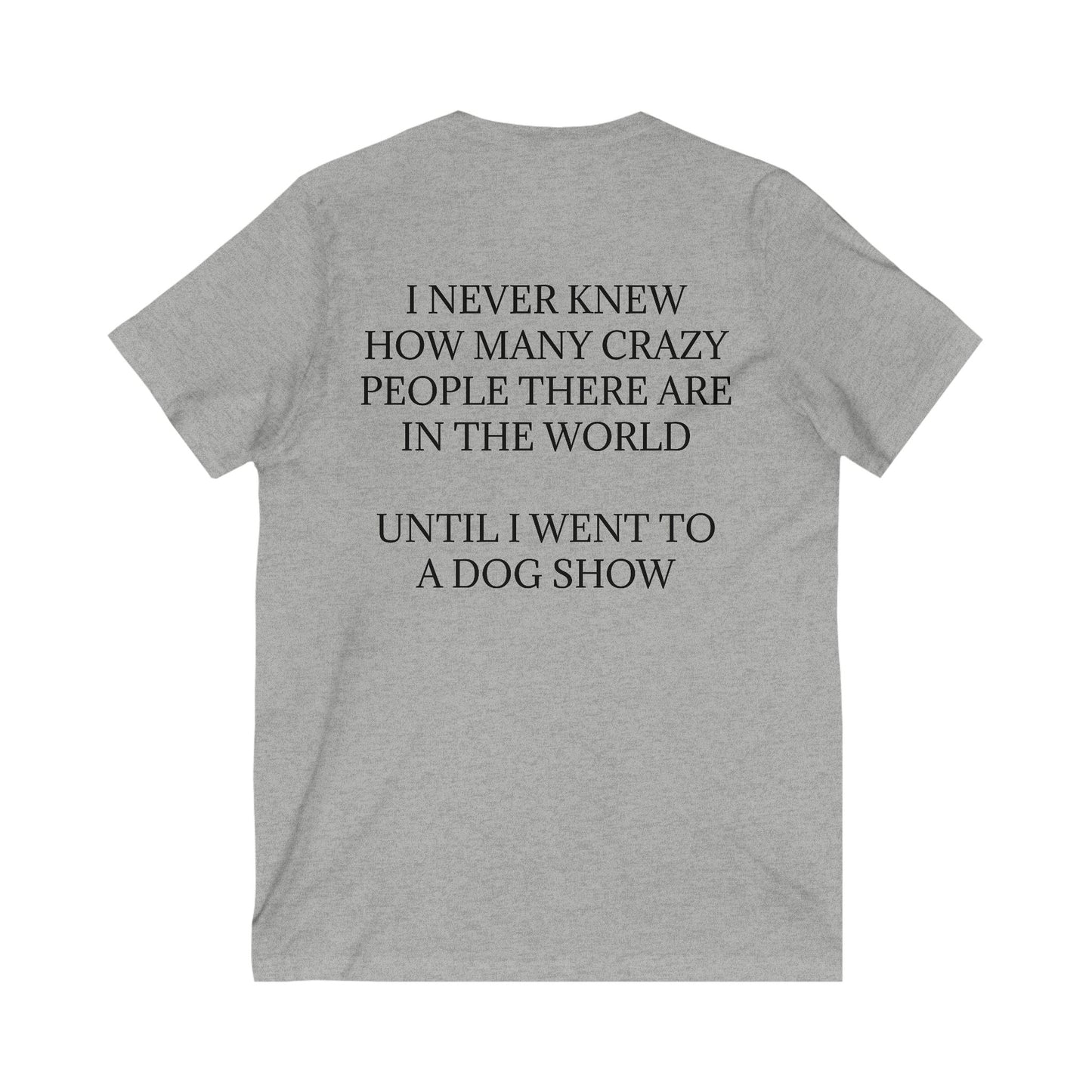 Never Knew Unisex Short Sleeve V-Neck Tee
