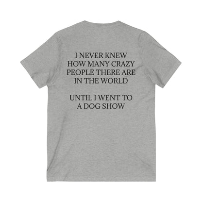 Never Knew Unisex Short Sleeve V-Neck Tee