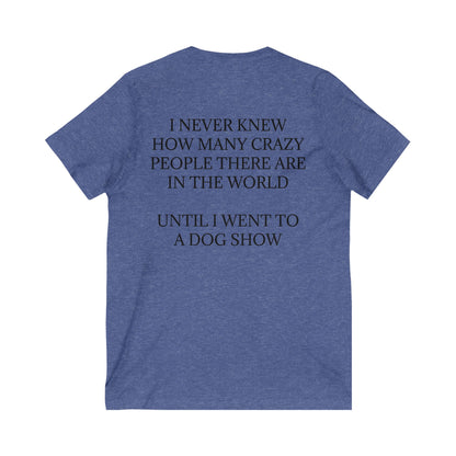 Never Knew Unisex Short Sleeve V-Neck Tee