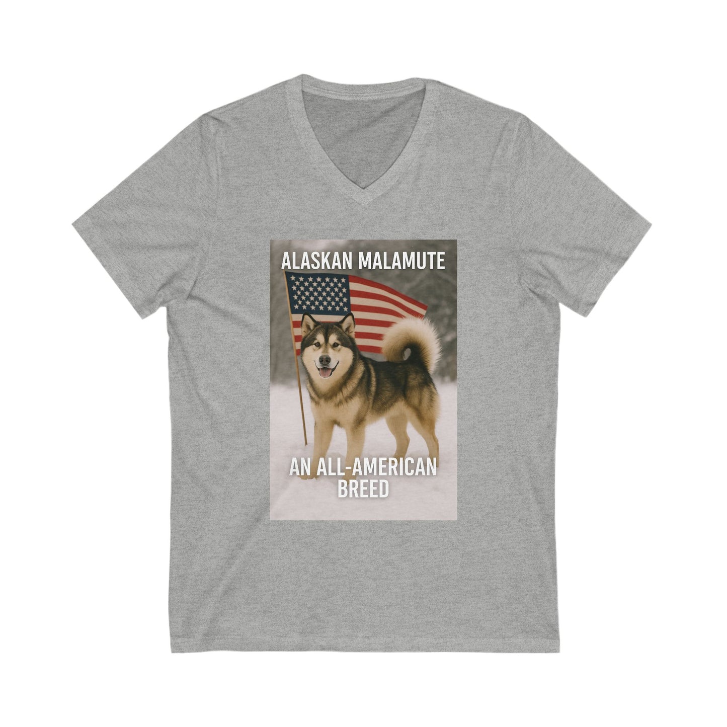 All-American Breed Unisex Short Sleeve V-Neck Tee