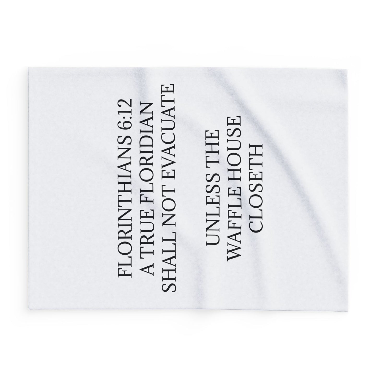 Florinthians 6:12 Arctic Fleece Blanket