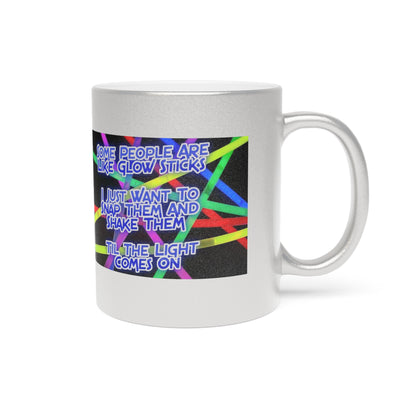 Glow Sticks Metallic Coffee Mug