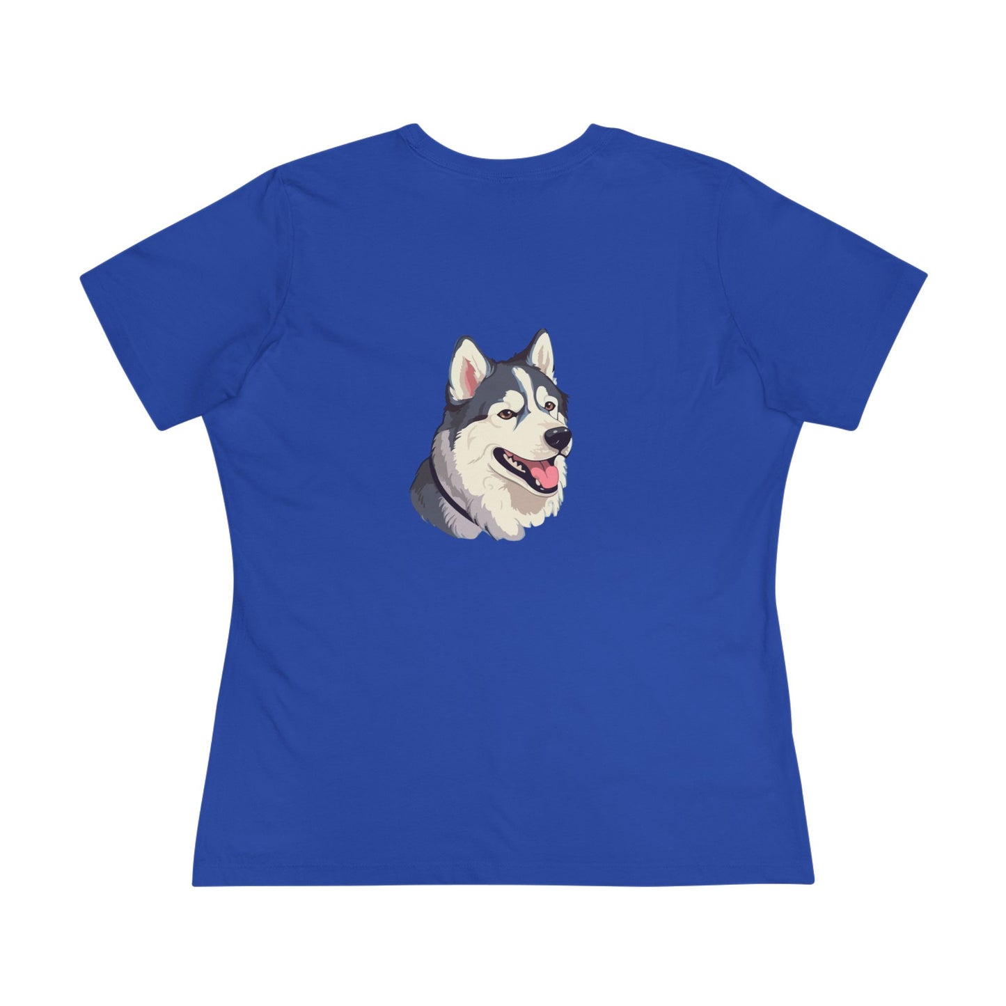 Malamute Head Women's Short Sleeve Crewneck Tee