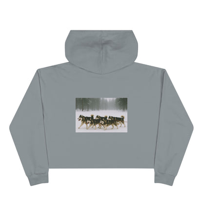 Mush On Women's Crop Hoodie