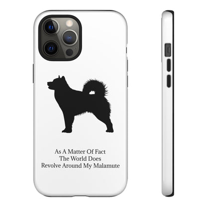Matter Of Fact Malamute iPhone Case