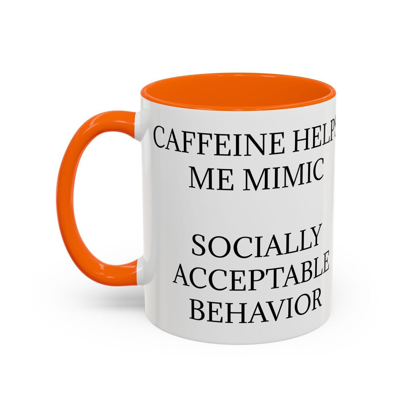 Socially Acceptable 2-Tone Coffee Mug