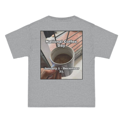 National Coffee Day Men's Short-Sleeve Crewneck Tee