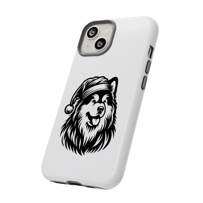 Santa Paws Malamute iPhone Case