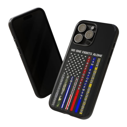 No One Fights Alone iPhone Case