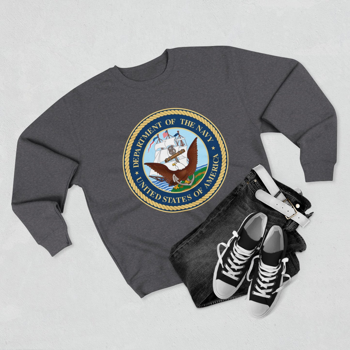 US Navy Unisex Crewneck Sweatshirt