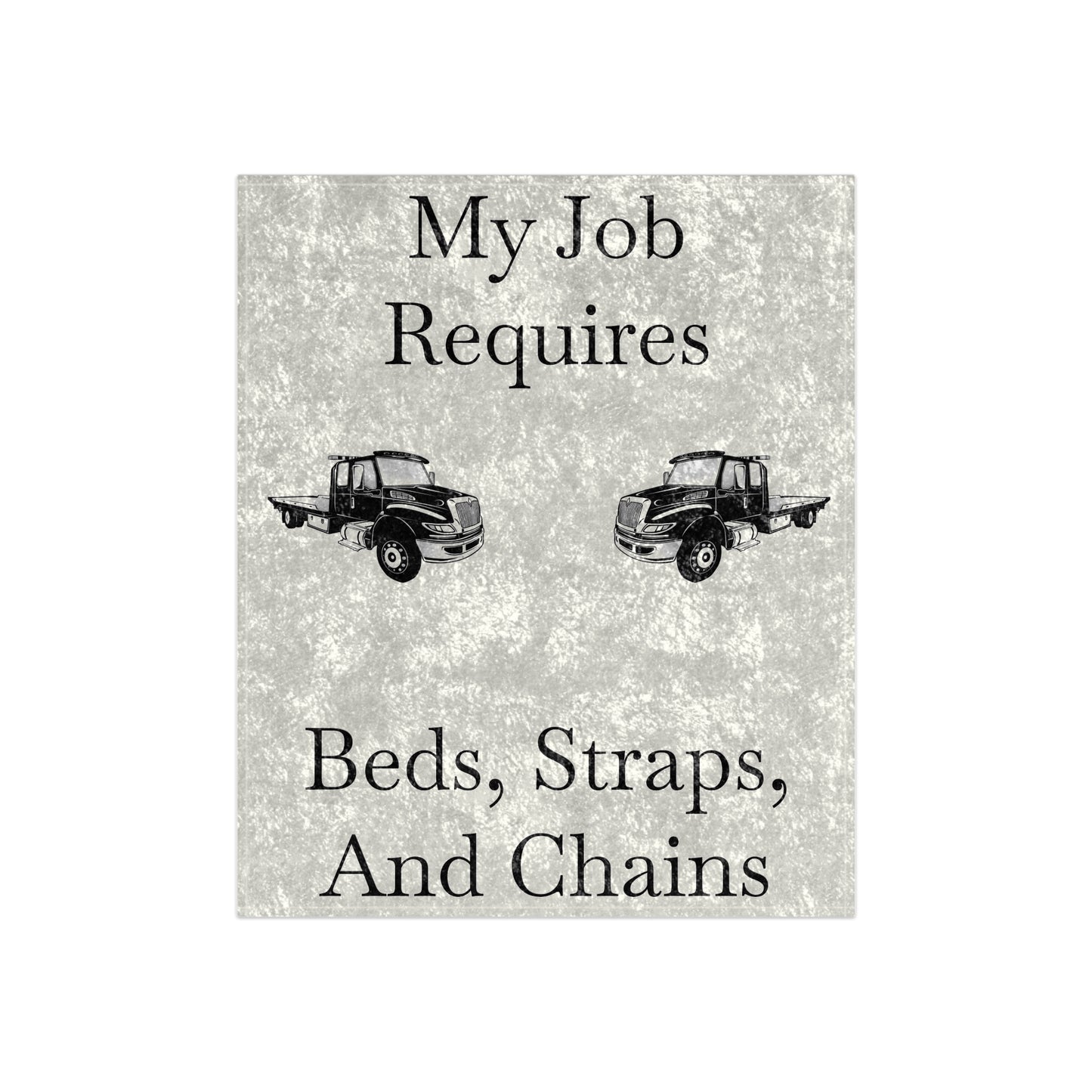 Beds, Straps, And Chains Crushed Velvet Blanket
