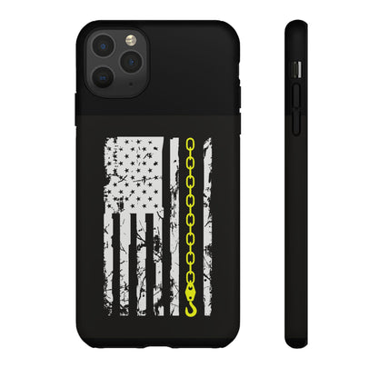 Thin Yellow Line iPhone Case