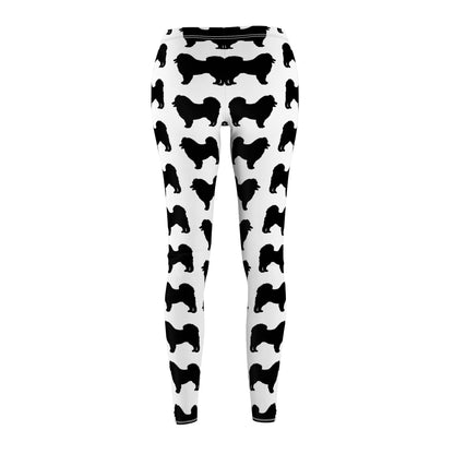 Samoyed Silhouette Women's Ankle Leggings