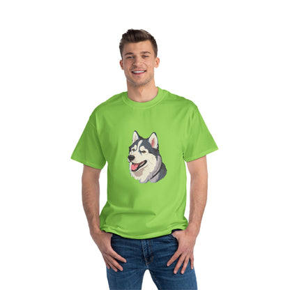Malamute Head Men's Short-Sleeve Crewneck Tee